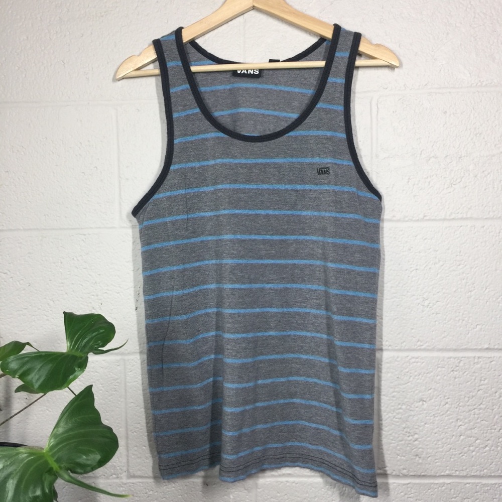 Men's Vans Striped Muscle Tank